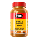 Ômega-3 2.400 Mg 60 Cáps Alta Concentração Fdc Importado Eua