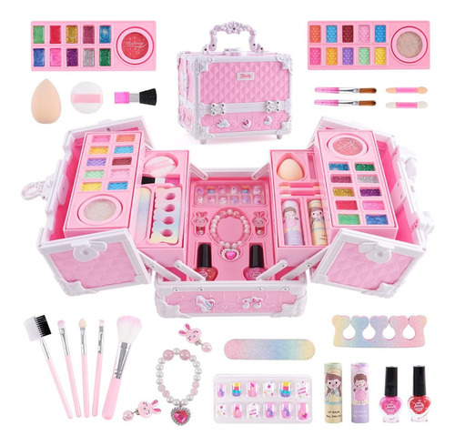 X Kit De Maquillaje Lavable Para Niñas