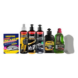 Kit Limpieza Vehiculos 5 Productos Super Promoción + Espuma