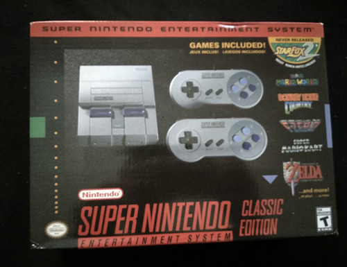 Console Super Nintendo Classic Mini Edition Com 21 Jogos