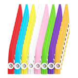 80 Unidades De Kazoos De Plástico De 8 Colores Para Fiestas,