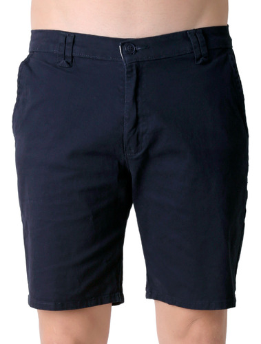 Bermuda Hombre Casual Recto Azul Stfashion 53705023