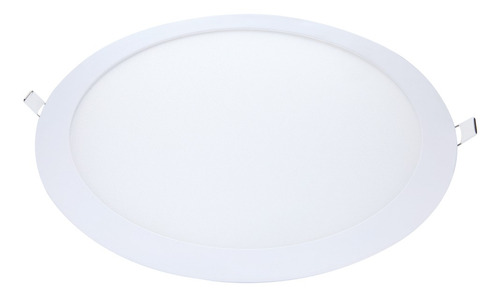 Luminária Plafon Led De Teto Avant Pop Embutir Redondo 24w 100v/240v