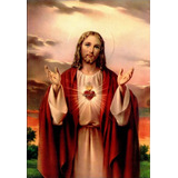 Pintura De Diamantes 5d Diy Sagrado Corazón De Jesús