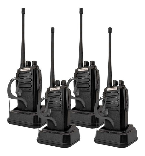 4 Radios Uhf Vhf Pro3000 16 Ch Compatible C Kenwood Motorola