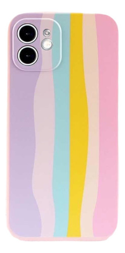 Case Capinha Para iPhone Arco Íris Sem Logo Promoção 