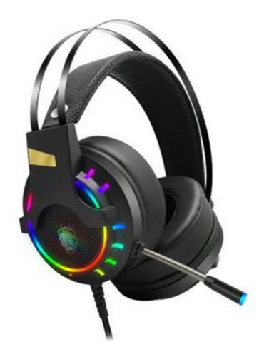 Headset Headphone Rgb Gamer 7.1 Sound Gaming Mic Flexivel