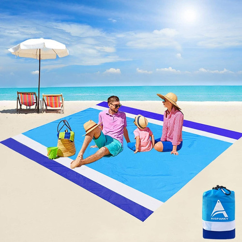 Manta Playa Aire Libre Picnic, Manta Grande De 3-6 Personas
