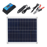 Kit De Panel Solar De 25 Vatios 10a 12v 24v For Caravana,