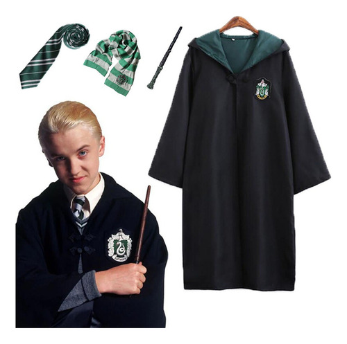 4 Unids/set Disfraz De Capa De Harry Potter Slytherin