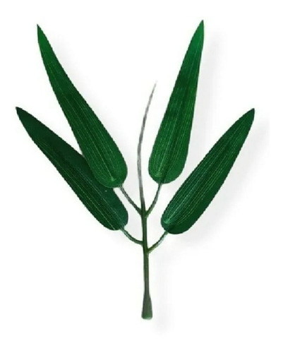 200 Folhas De Bambu Mosso Artificial Decoração De Árvore
