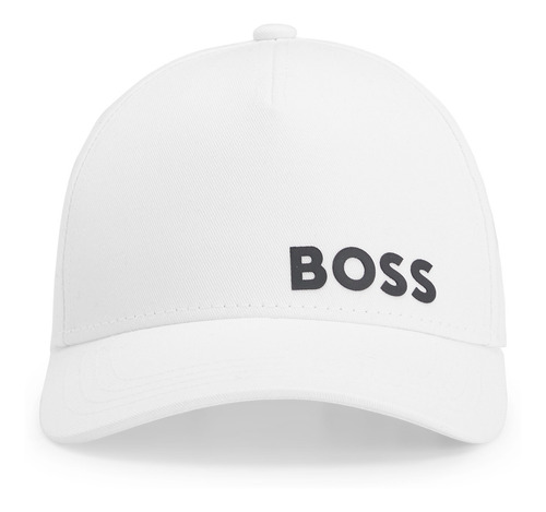 Gorra Para Hombre Boss Blanca Con Logo Negro Deportiva