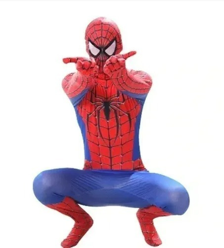 Fantasia Infantil Homem Aranha Com Mácara Spider Man