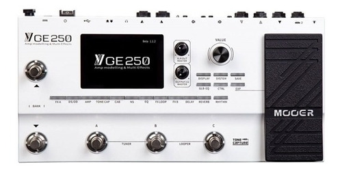 Pedaleira Mooer Ge250 C/expressão E Looper +impulse Response