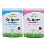 Kit 1 Colageno Biotina Y Acido Hialur + 1 Vitamina C Y Mag