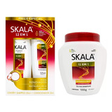 Kit Skala Shampoo Acondicionador Y Mascara Brillo 12 En 1 Bp