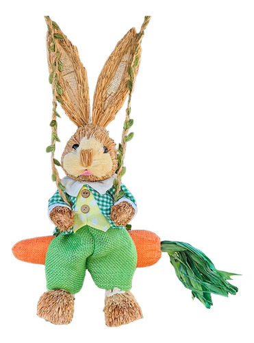 A Estatuilla De Conejo De Pascua Decoración De Masculino