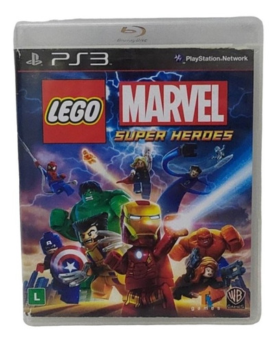 Lego Marvel Super Heroes Ps3 Fisico Seminovo