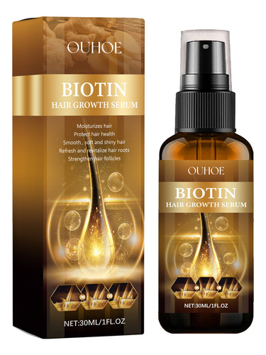 Producto Para El Crecimiento Del Cabello, Biotina, Aceite Es