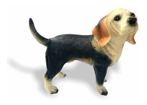 Cachorro Realista Boneco Soft Miniatura Beagle - Dm Toys