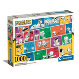 Rompecabezas Snoopy Tiras Comicas 1000 Pz Clementoni Italia