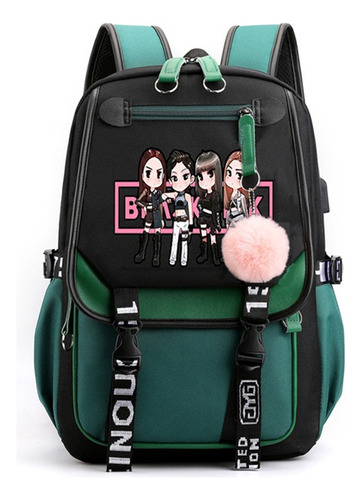 Mochila De Estilo Coreano De Moda Bolsa De Mensajero Estudia