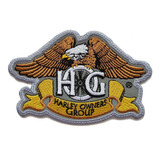 Parche Bordado Hog Harley Owners Group Reflectivo Aguila