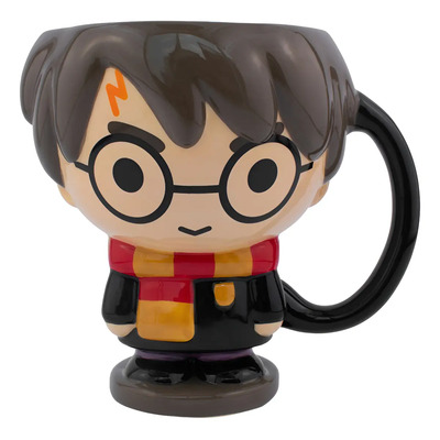 Taza Cerámica 3d Cuerpo Completo Harry Potter Warner 591 Ml Color Chocolate | Envío gratis