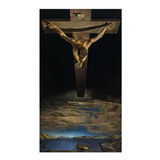 Giclée Jesús Cristo Crucificado Dali Lienzo Importado 60x106