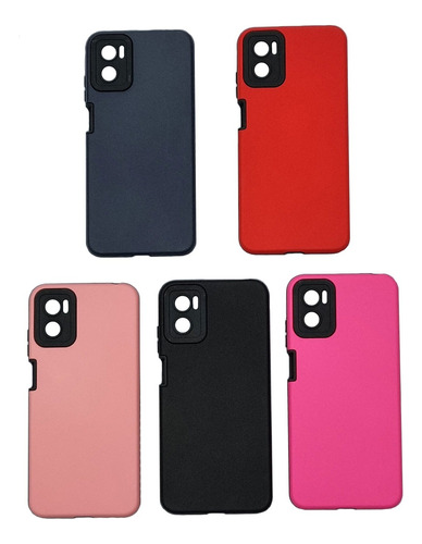 Funda Soft Antideslizante Para Motorola E22 E22i + Glass 9d 