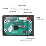 5 Pzs Modulos C Lector De Memorias Usb, Sd  Bluetooth, Fm 