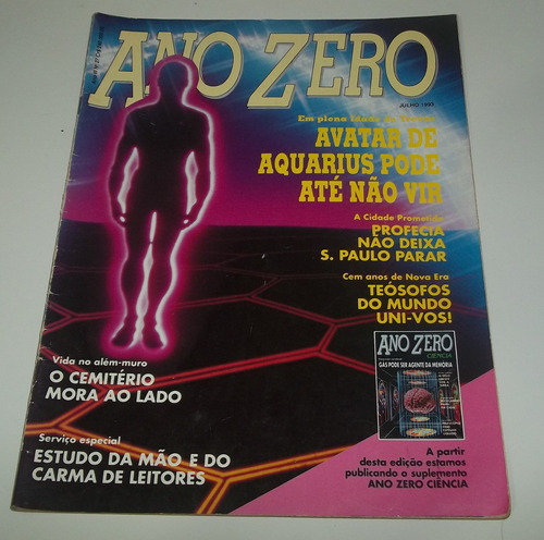 Revista Ano Zero Nº 27 - Avatar De Aquarius Pode Até Não Vir