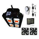 Kit Cultivo Luz Led Indoor 200w + Kit Ventilación Completo