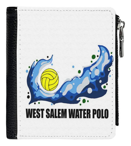 Monedero Cartera Bifold Cuero Pu Ranuras Moneda Unisex #222