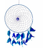 Filtro Dos Sonhos Gigante Olho Grego Amuleto Mandala Sorte