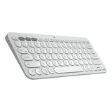 Teclado Bluetooth Logitech Pebble 2 K380s Blanco