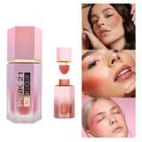 Rubor Liquido Blush Crema Con Esponja Pink 21