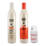 Shampoo, Acondicionador Y Ampolla Efecto Botox Olio