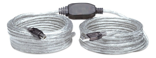 Cable Usb 2.0 Largo 11 Metros Para Impresora A-b Manhattan 