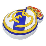 Cojin Peluche Escudo Real Madrid 30cm Suave Cómodo