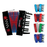 Acordeon Sanfona Infantil Turbinho 8 Baixos - Cores 