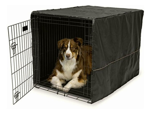 Midwest Homes For Pets Funda Para Jaula De Perro, Negro,