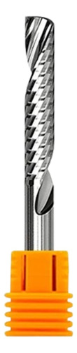 Fresa Cortador 6mm 1 Filo Mdf Aluminio Acrilico Cnc Router