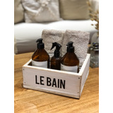 Caja Organizadora De Madera Para Baño -  Le Bain