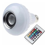 Ampolleta Led Parlante Bluetooh Con Control Rgb