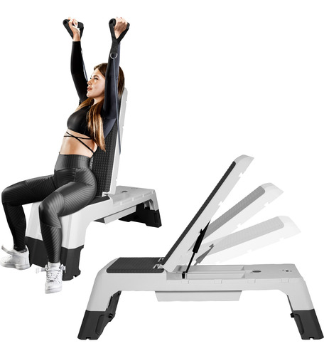 Banco Step Fitness Gym Multiposicion Fitness 3 Niveles