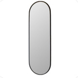 Espelho Grande De Parede Decorativo Com Moldura Oval Suporte
