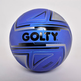 Balón De Fútbol Competencia Golty Laminado Space No.5 Color Azul