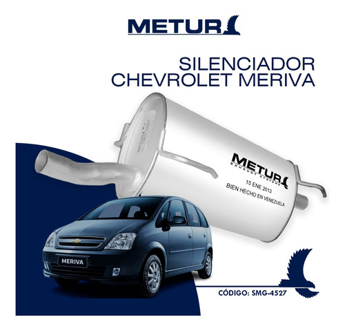 Silenciador Chevrolet Meriva Foto 5