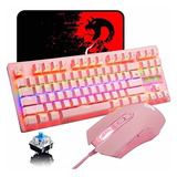 Set 3 En 1 Para Juegos Lexonelec Mini Teclado Mecánico